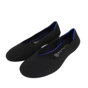 Rothy's The Flat Black Solid Size 8.5